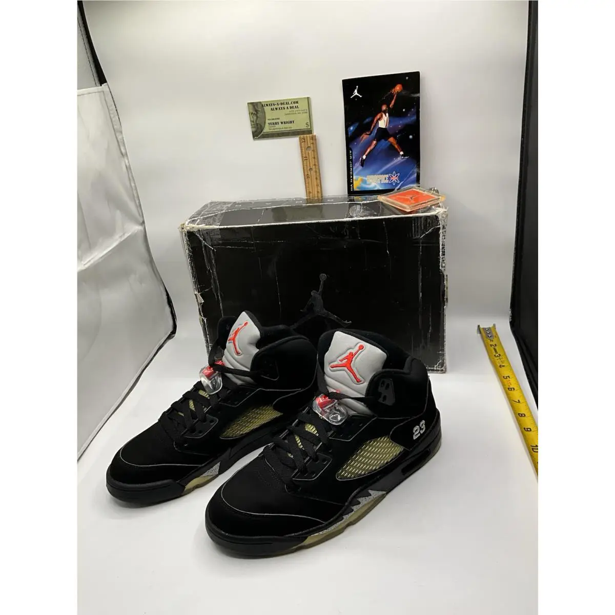Nike shoes - Air Jordan 5 - Air - 136027-004 - Black (UPC: 0883412704175) 7