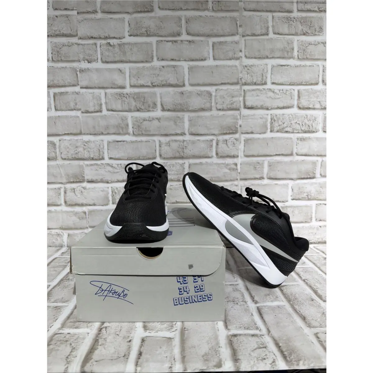 Nike Giannis Freak 6 Black White Basketball Men Sneakers FJ7792-002 Sz 9.5