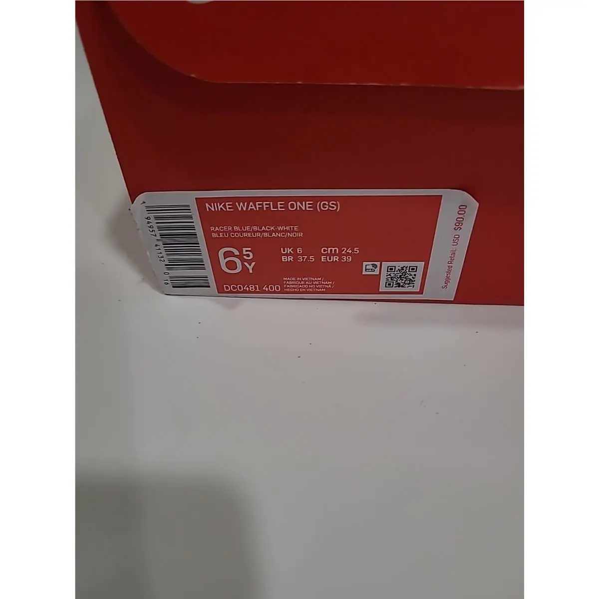 Nike shoes - Nike Waffle One - Waffle One - DA7995-400 - Blue (UPC: 194957411320) 0