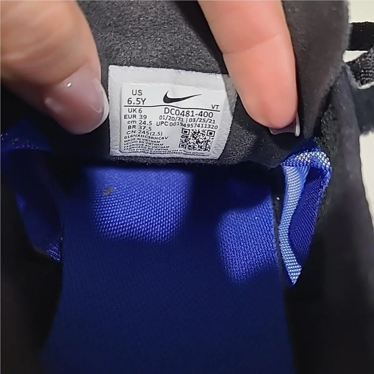 Nike shoes - Nike Waffle One - Waffle One - DA7995-400 - Blue (UPC: 194957411320) 2