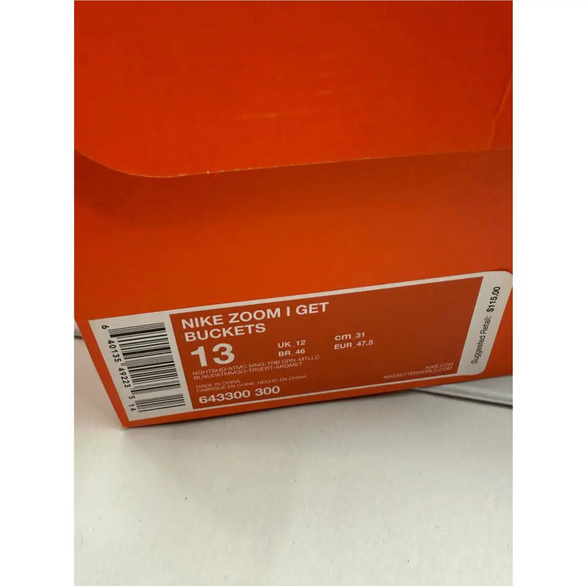 Nike shoes - Nike Zoom I - Zoom - 643300300 - Multicolor, Exterior: Multicolor 4