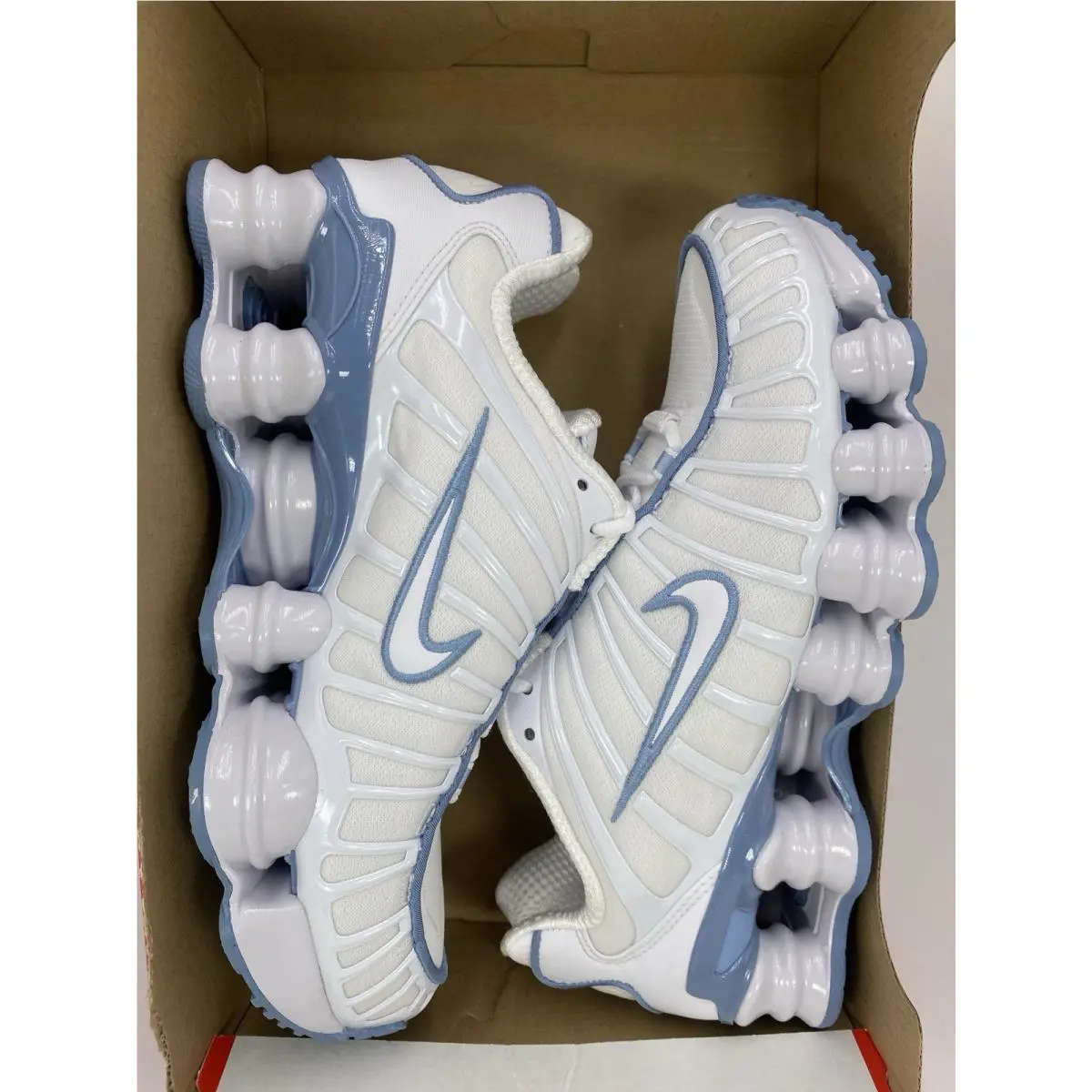 Nike shoes - Nike Shox - Shox - IQ3199 100 - White/Work Blue (UPC: 198726425761) 7