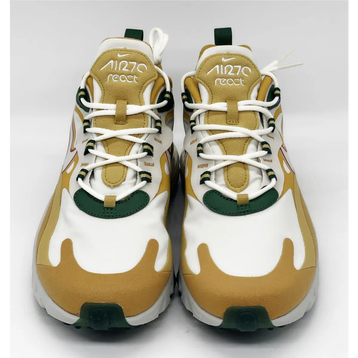 Nike shoes - Air Max 270 React - Air Max React - AO4971-700 - Gold Whtie 1