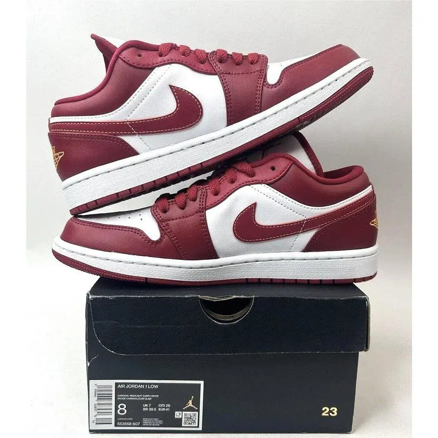 Nike shoes - Jordan 1 Low - Low - 553558-615 - Red (UPC: 193145584358) 3