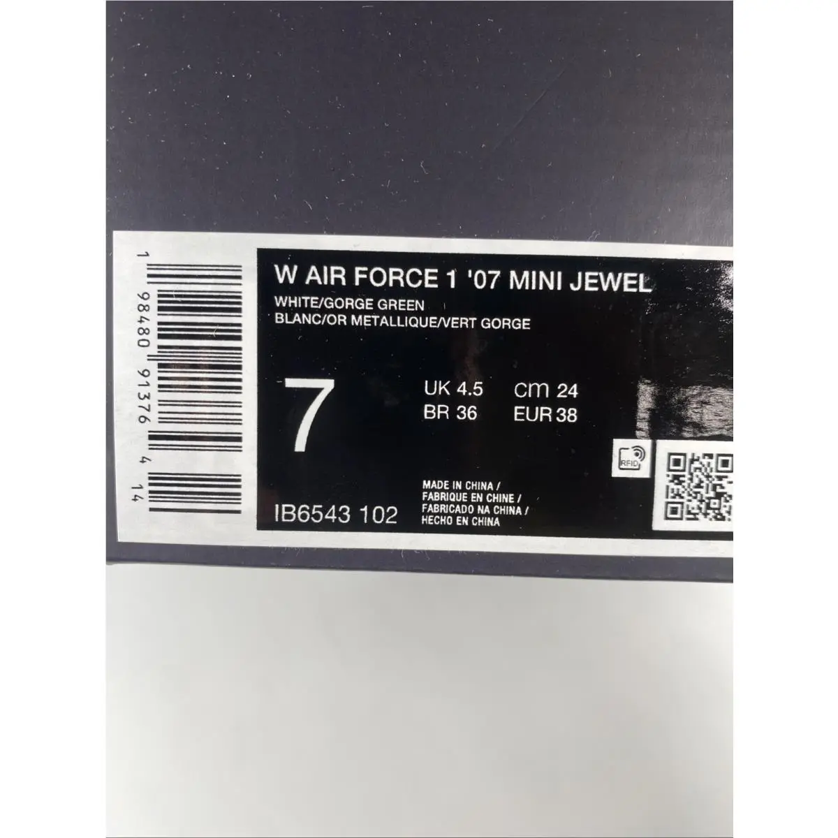 Nike shoes - Nike Air Force 1 - Air Force - IB6543 102 - White/Gorge Green (UPC: 198480913764) 8