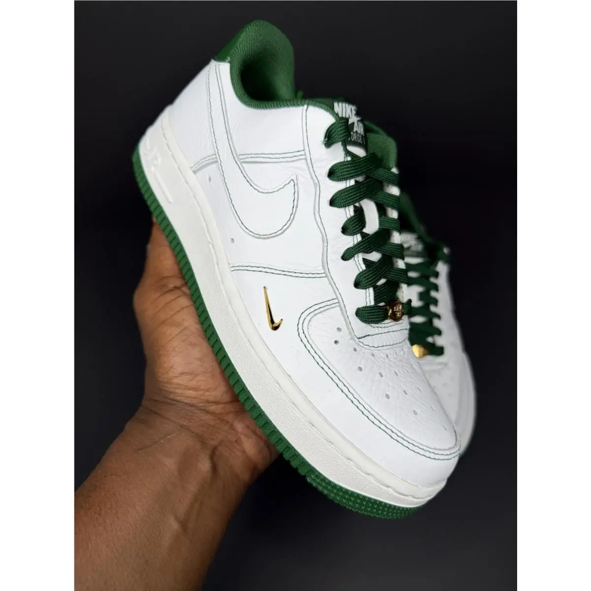 Nike Air Force 1 `07 “mini Jewel” Green White Nby IB6543 102 Women`s Size 7