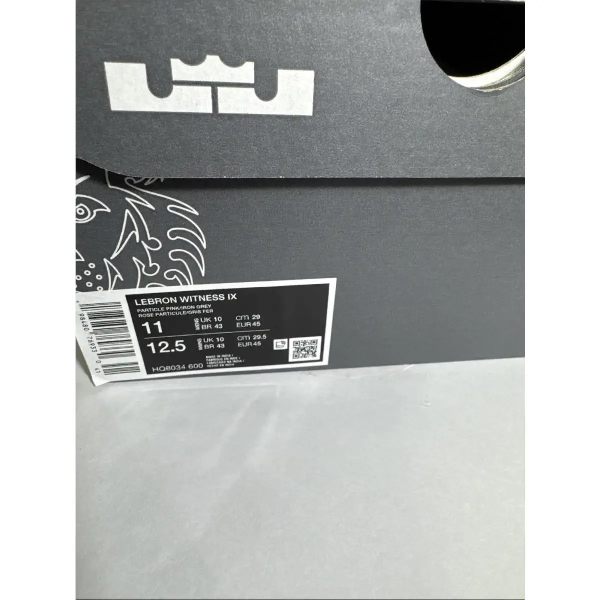 Nike shoes - Lebron Witness Ix Ep - Lebron Witness - HQ8035-601 - Elemental Pink (UPC: 0198480769330) 11