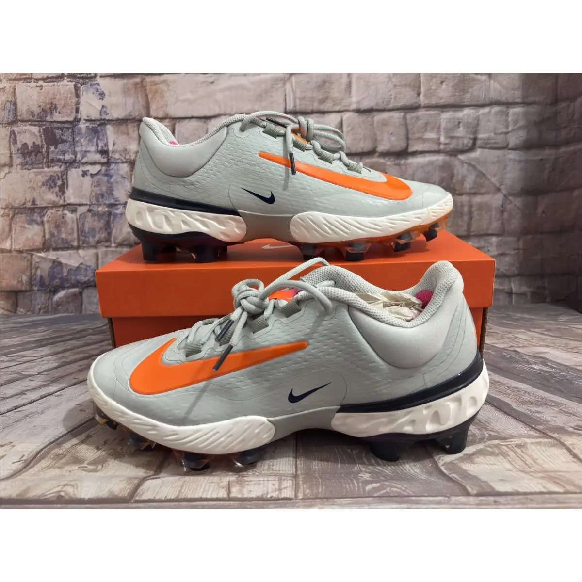 Nike shoes - Nike Alpha Huarache - Alpha Huarache - HF1137-001 - Gray/Orange 1