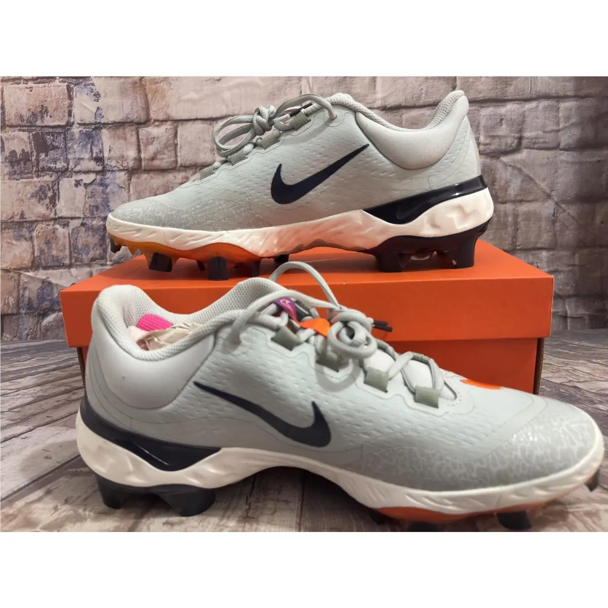 Nike shoes - Nike Alpha Huarache - Alpha Huarache - HF1137-001 - Gray/Orange 2