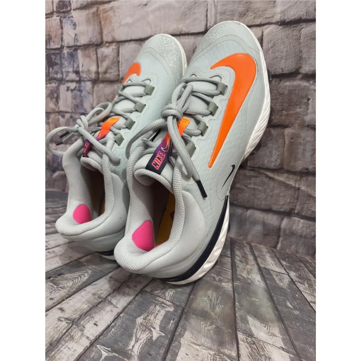 Nike shoes - Nike Alpha Huarache - Alpha Huarache - HF1137-001 - Gray/Orange 6