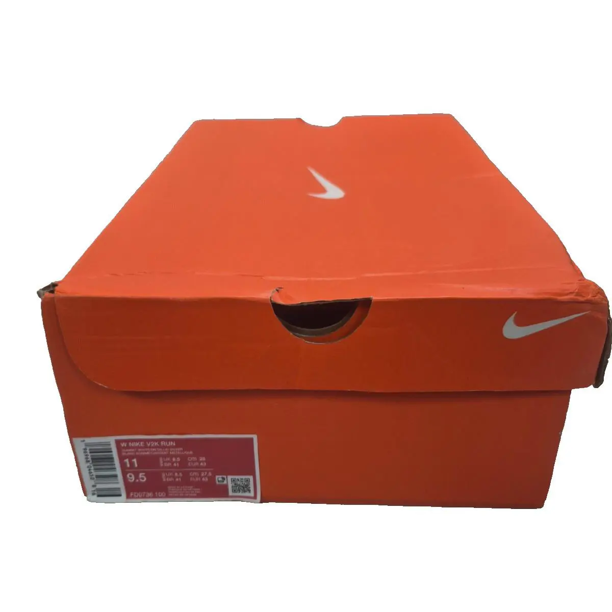 Nike shoes - Nike V2K Run - Run - White/Metallic Silver (UPC: 196968046508) 6