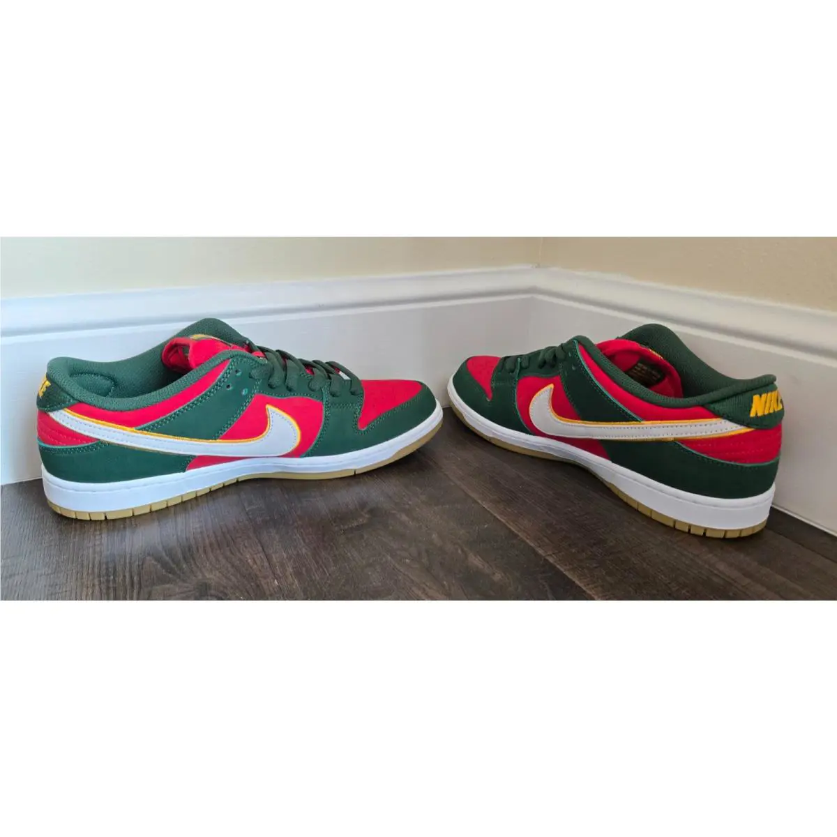 Nike shoes - Nike SB Dunk Low Pro PRM Seattle Supersonics - Green 4