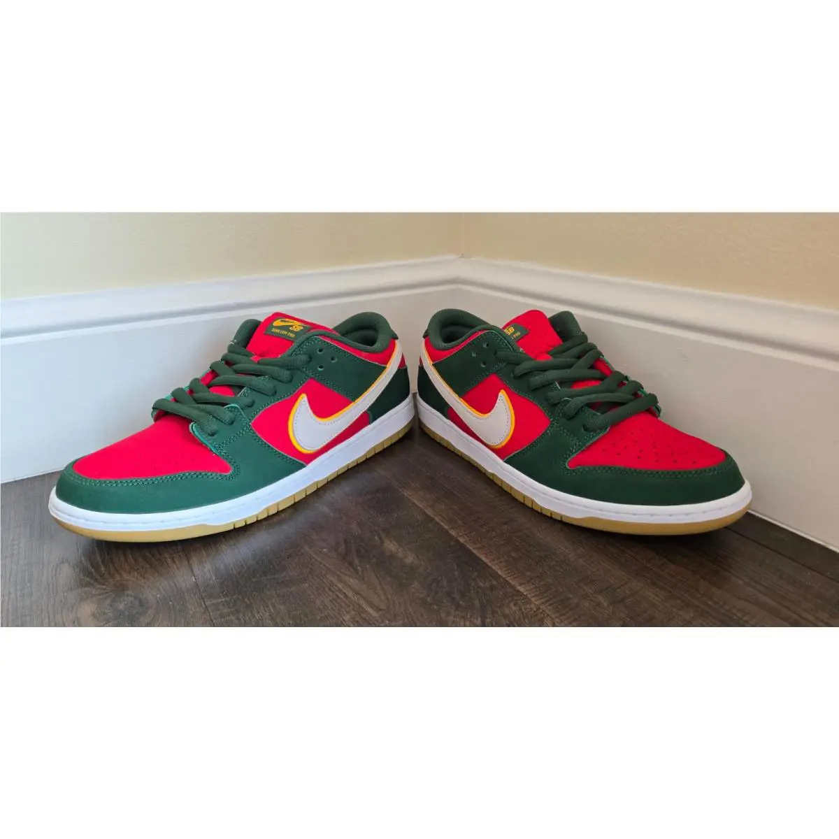 Nike shoes - Nike SB Dunk Low Pro PRM Seattle Supersonics - Green 5