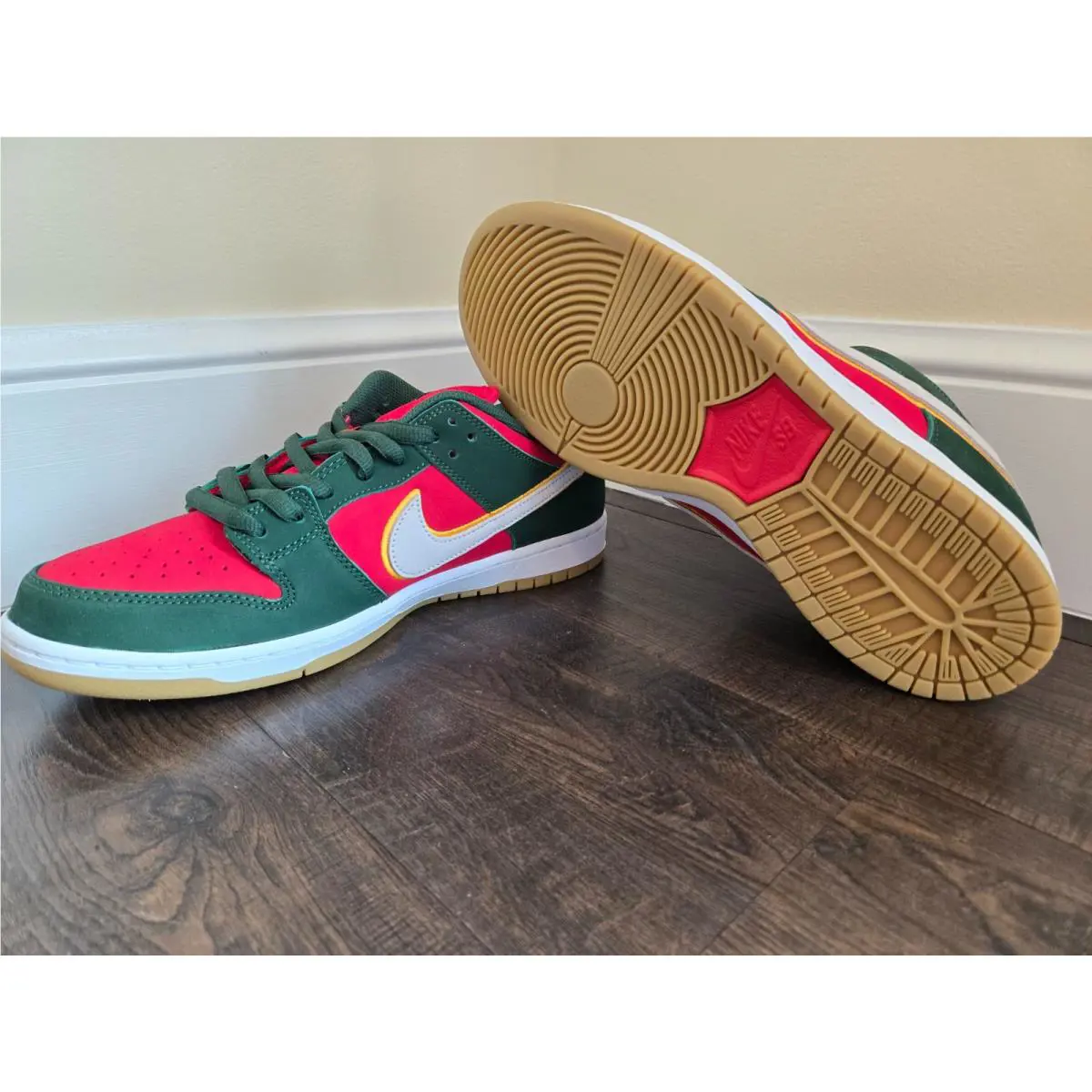 Nike shoes - Nike SB Dunk Low Pro PRM Seattle Supersonics - Green 6