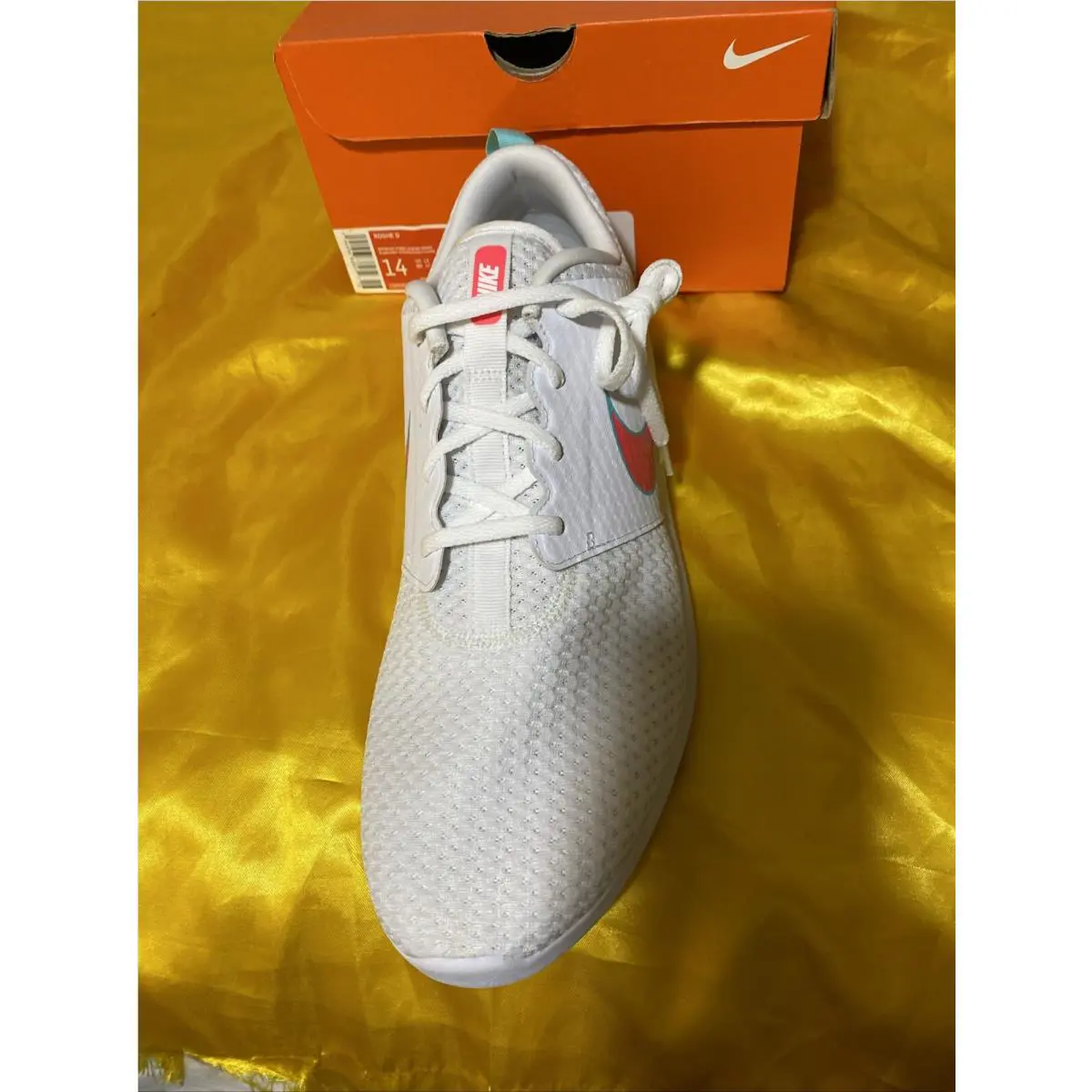 Nike shoes - Nike Roshe Golf - Roshe Golf - CD6065-124 - White,Hot Punch,Aurora Green 1