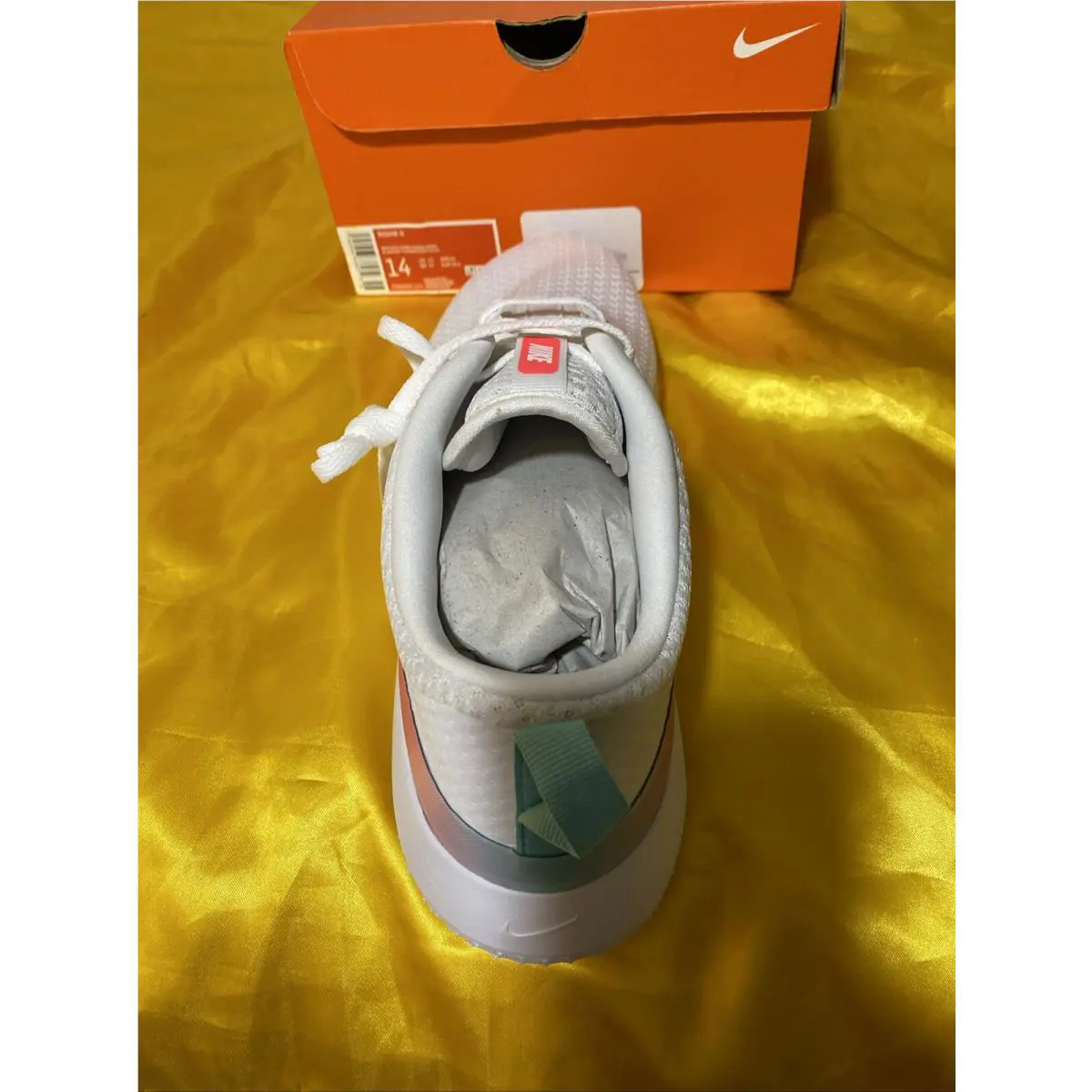 Nike shoes - Nike Roshe Golf - Roshe Golf - CD6065-124 - White,Hot Punch,Aurora Green 2