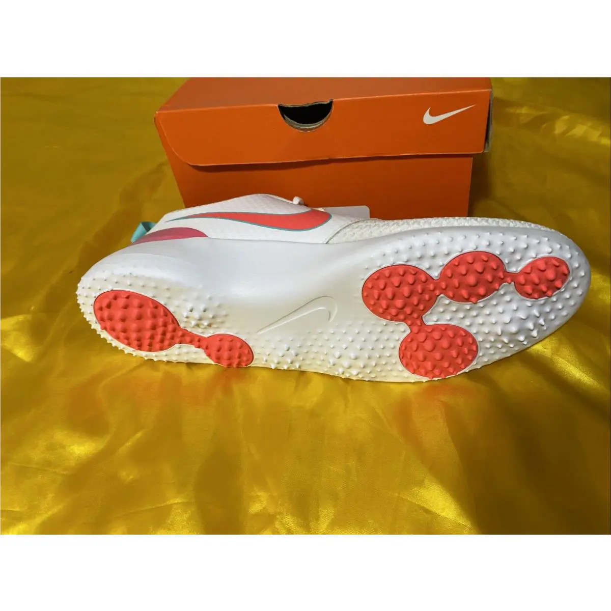 Nike shoes - Nike Roshe Golf - Roshe Golf - CD6065-124 - White,Hot Punch,Aurora Green 3
