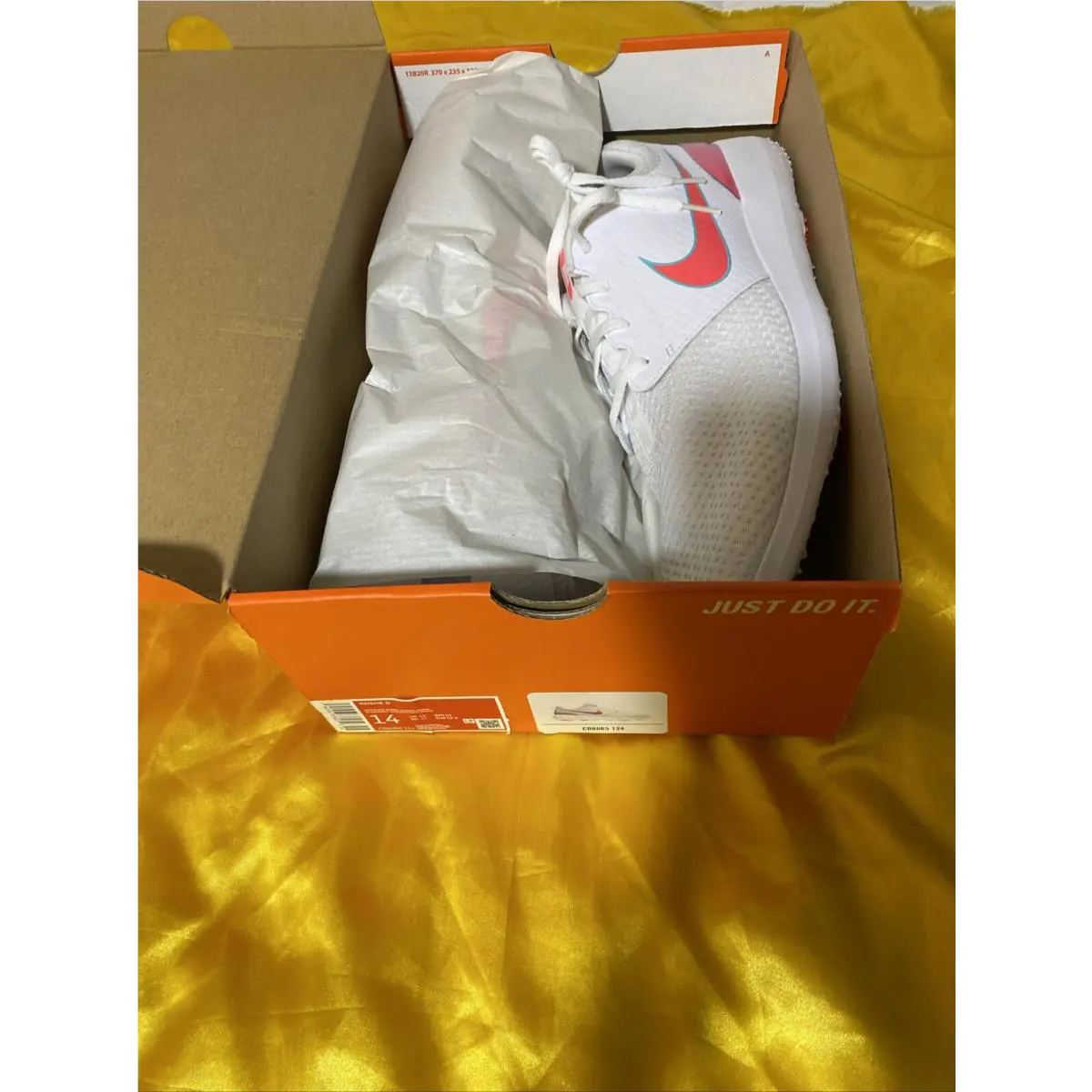 Nike shoes - Nike Roshe Golf - Roshe Golf - CD6065-124 - White,Hot Punch,Aurora Green 4