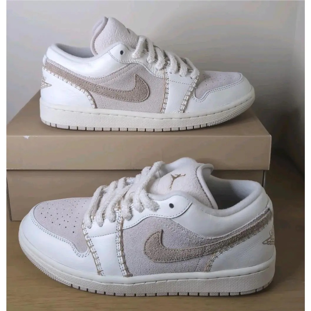 Nike shoes - Wmns Air Jordan 1 Low Se - Hv4268120 - Ivory 0