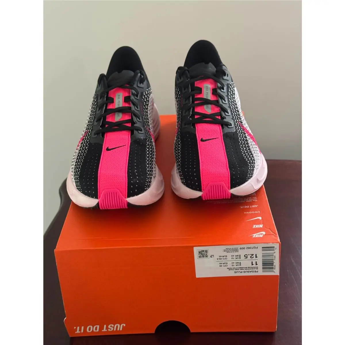 Nike shoes - Nike Pegasus Plus - Pegasus Plus - FQ7262-009 - Black/Pink Foam/Hyper Pink (UPC: 198486916608) 9