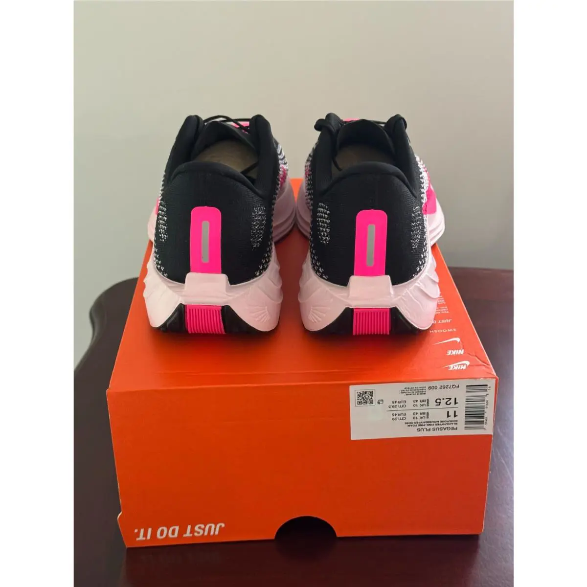 Nike shoes - Nike Pegasus Plus - Pegasus Plus - FQ7262-009 - Black/Pink Foam/Hyper Pink (UPC: 198486916608) 11