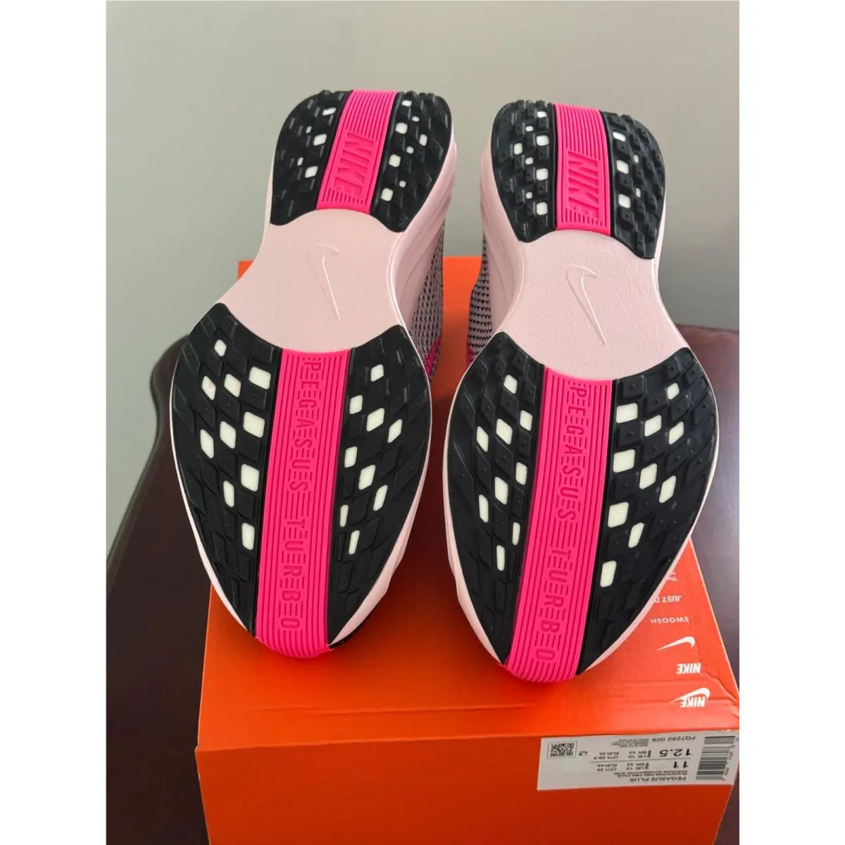 Nike shoes - Nike Pegasus Plus - Pegasus Plus - FQ7262-009 - Black/Pink Foam/Hyper Pink (UPC: 198486916608) 12