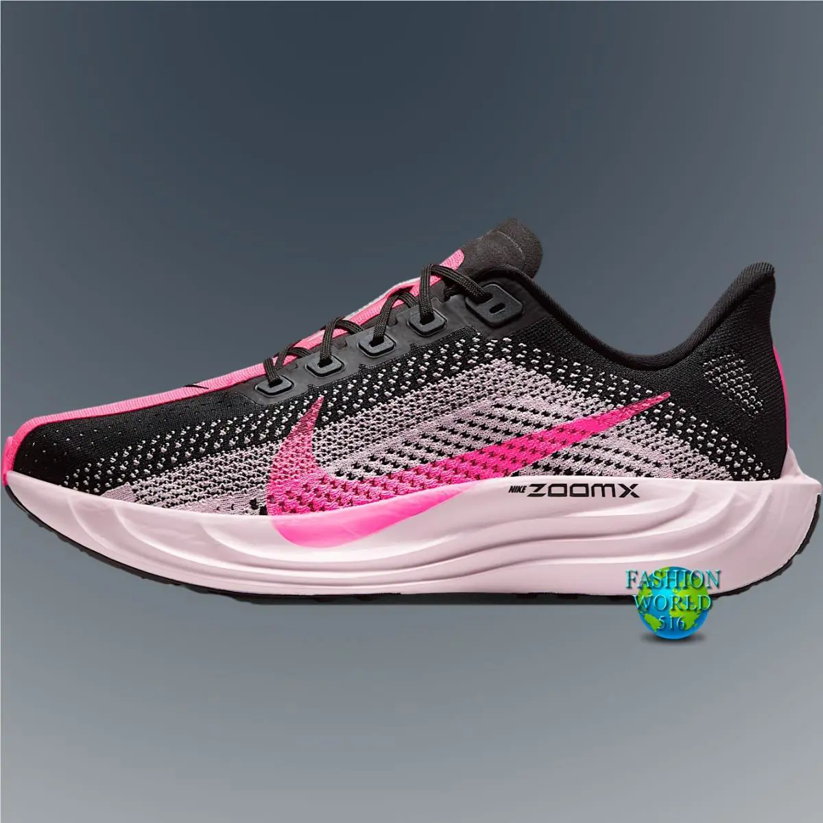 Nike shoes - Nike Pegasus Plus - Pegasus Plus - FQ7262-009 - Black/Pink Foam/Hyper Pink (UPC: 198486916608) 0