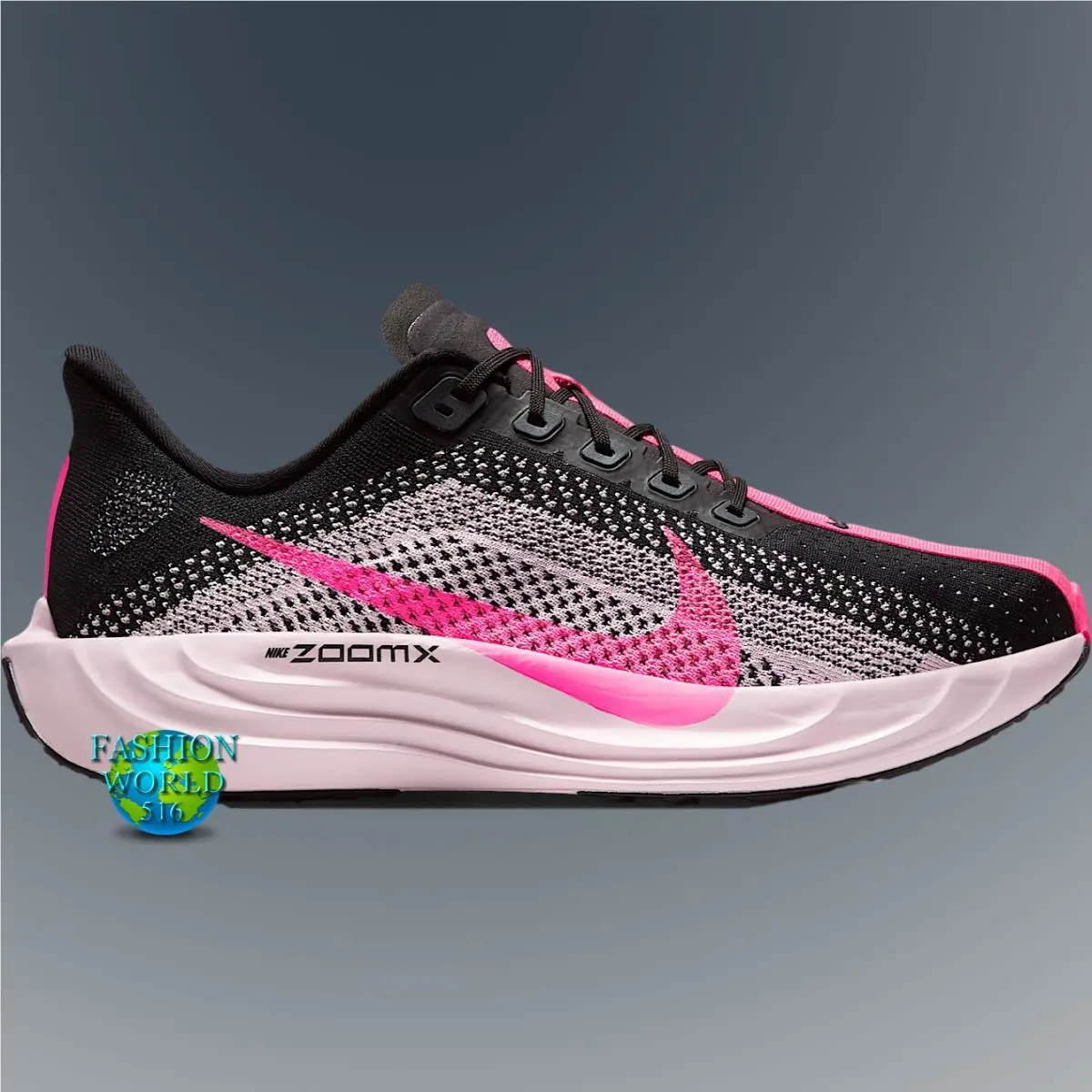Nike shoes - Nike Pegasus Plus - Pegasus Plus - FQ7262-009 - Black/Pink Foam/Hyper Pink (UPC: 198486916608) 1