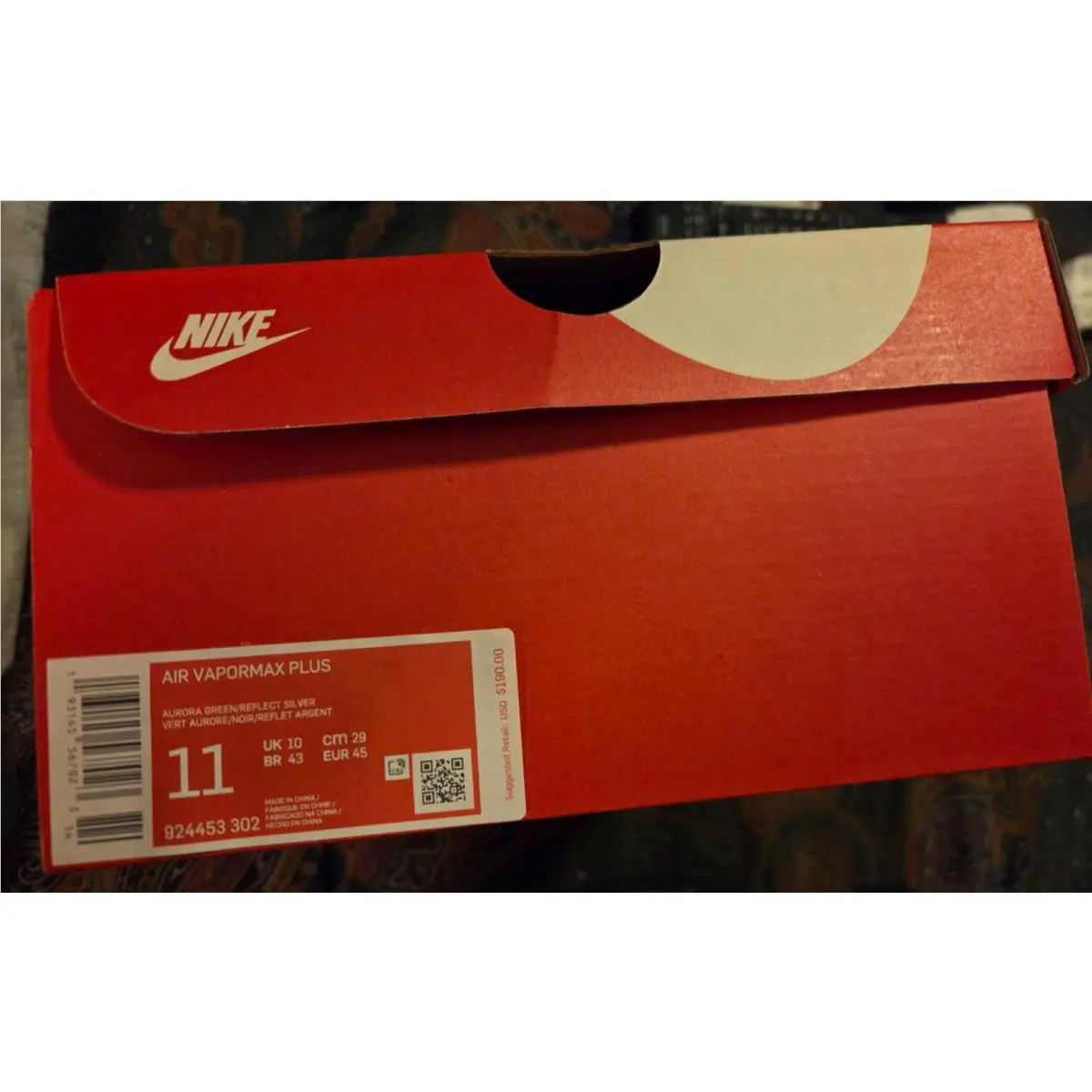 Nike shoes - Nike Air Vapormax Plus - Air Vapormax Plus - 924453-302 - Aurora Green / Reflect Silver 3