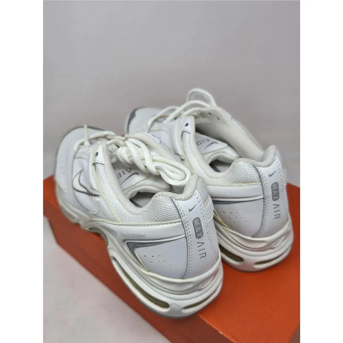 Nike shoes - Nike Air Max Health Walker - 316564-111 - White Gray Silver (UPC: 826215933878) 4