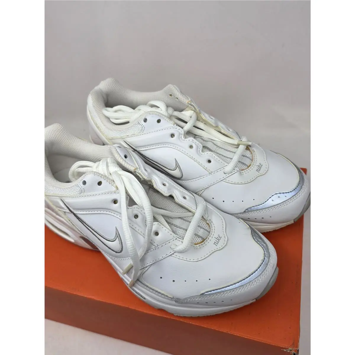 Nike shoes - Nike Air Max Health Walker - 316564-111 - White Gray Silver (UPC: 826215933878) 6