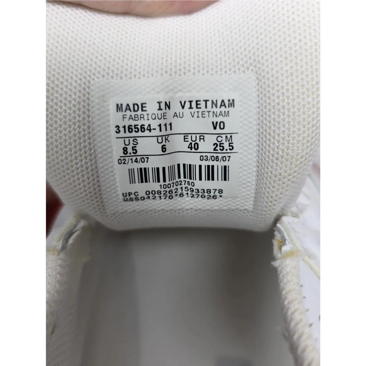 Nike shoes - Nike Air Max Health Walker - 316564-111 - White Gray Silver (UPC: 826215933878) 9