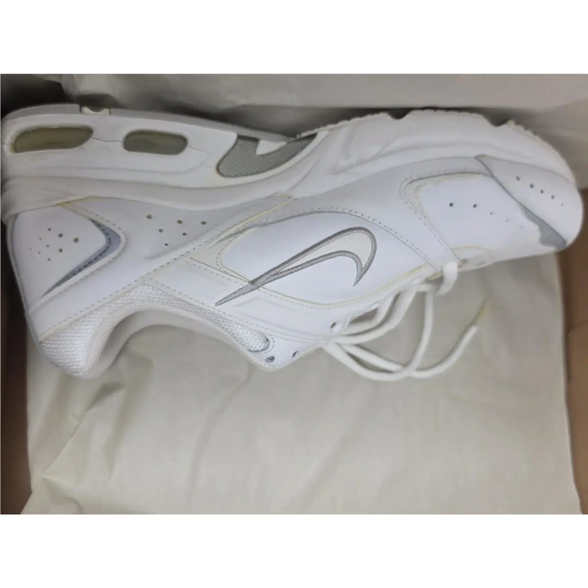 Nike shoes - Nike Air Max Health Walker - 316564-111 - White Gray Silver (UPC: 826215933878) 2
