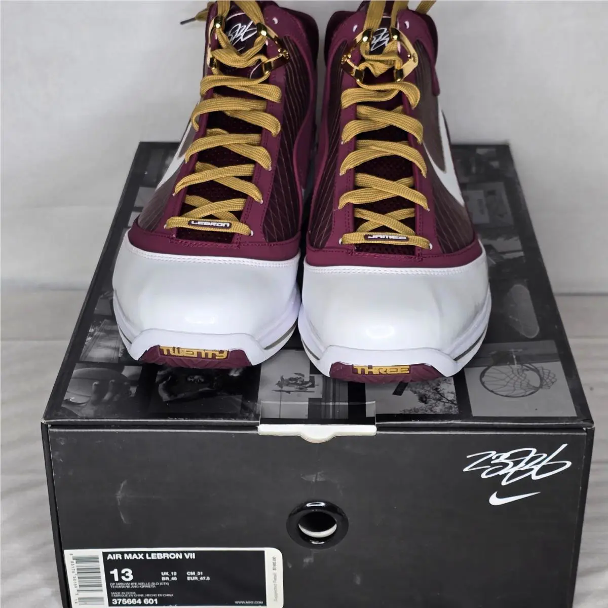 Nike shoes - Nike Air Max LeBron VII - Red 3