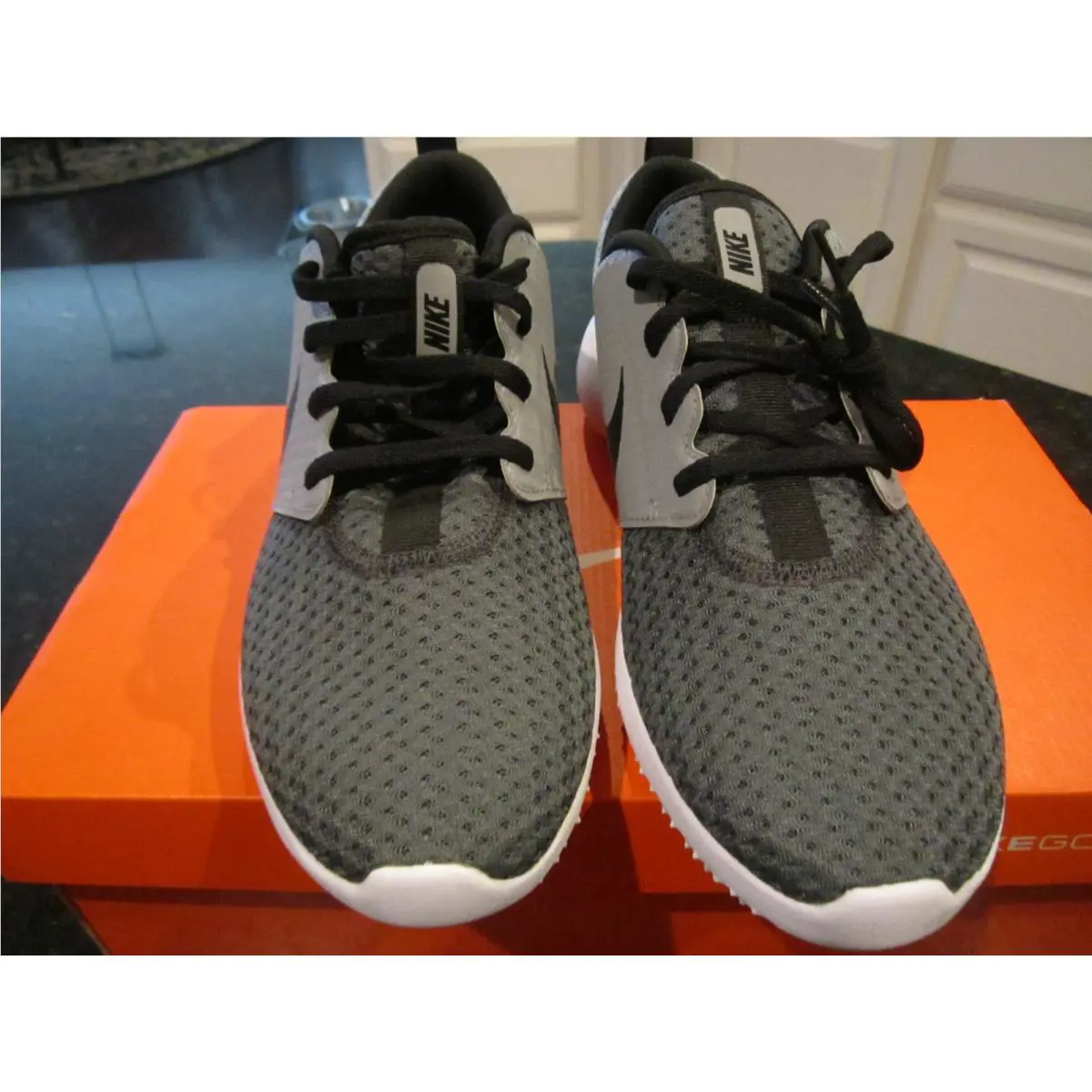 Nike shoes - WHITE GREY BLACK 1