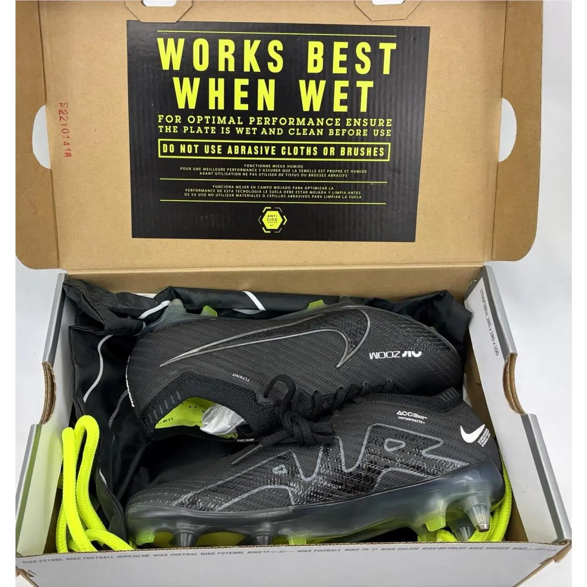 Nike shoes - Nike Zoom Vapor 15 Elite SG-Pro AC - DJ5168-001 - Black (UPC: 0196149116914) 10