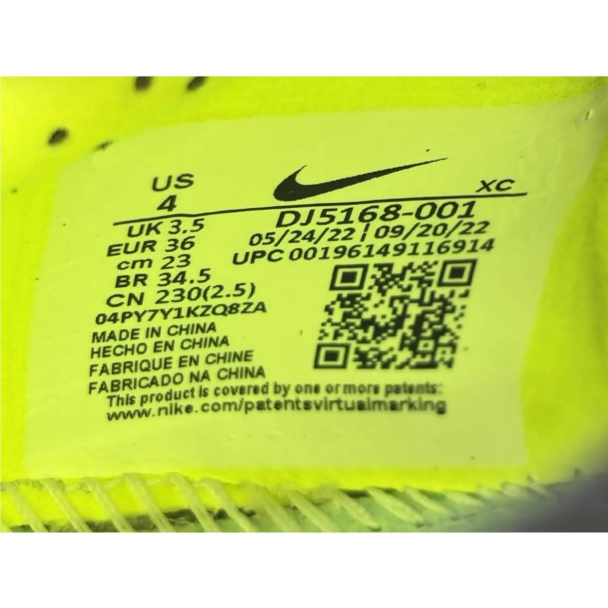 Nike shoes - Nike Zoom Vapor 15 Elite SG-Pro AC - DJ5168-001 - Black (UPC: 0196149116914) 7