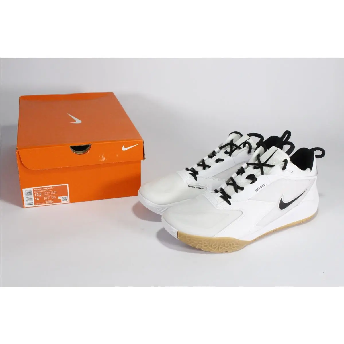 Nike Air Zoom Hyperrace 3 Shoe Men`s Sz 12.5 US 47 Eur White Black Photon Dust