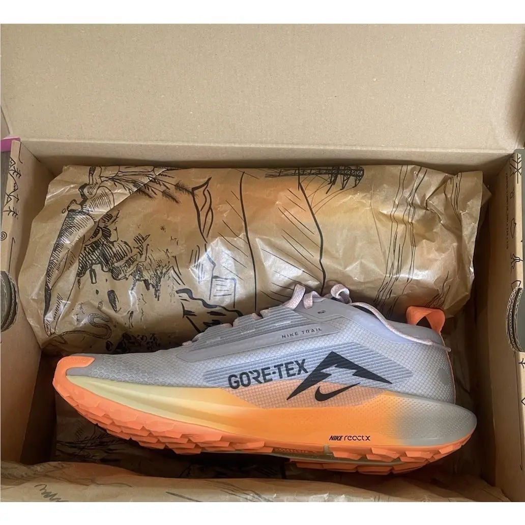 Nike shoes - Nike Pegasus Trail 5 - Pegasus Trail - FQ0908-011 - Blue, Manufacturer: Ghost/Malt/Orange Pulse/Black 5