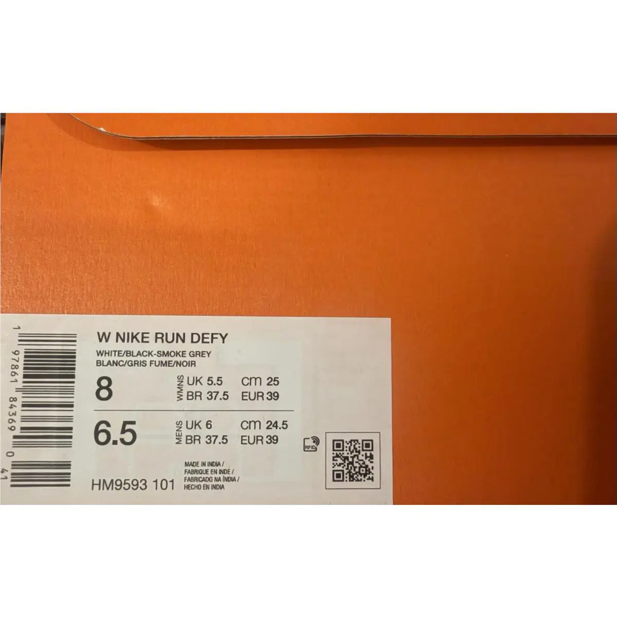Nike shoes - HM9593 - HM9593 - Black White 9