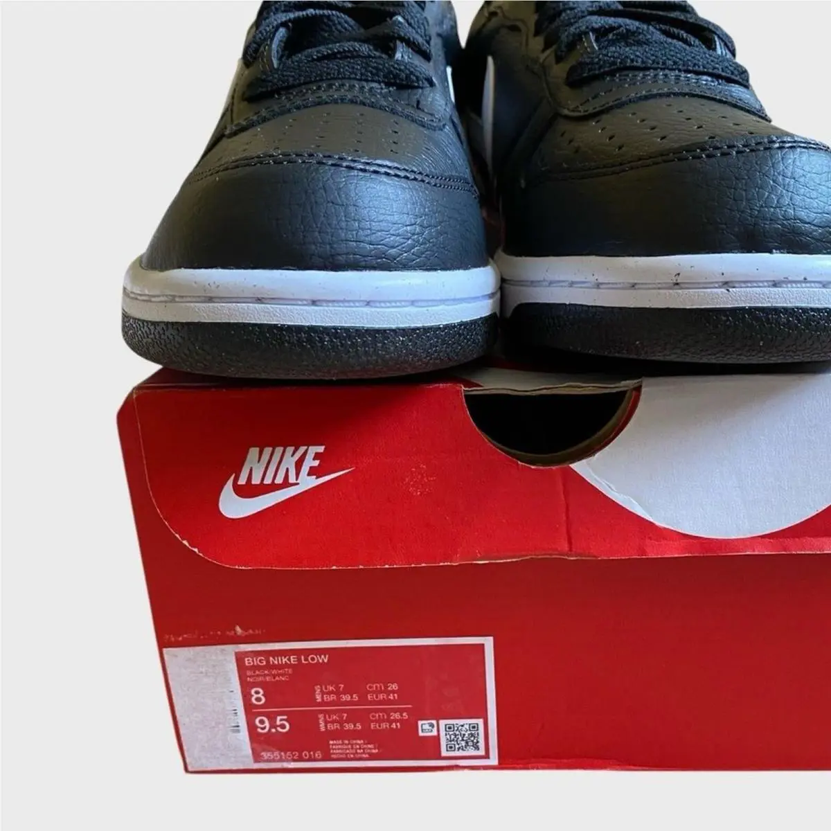 Nike shoes - Nike Big Low - Big Low - Black, white 10