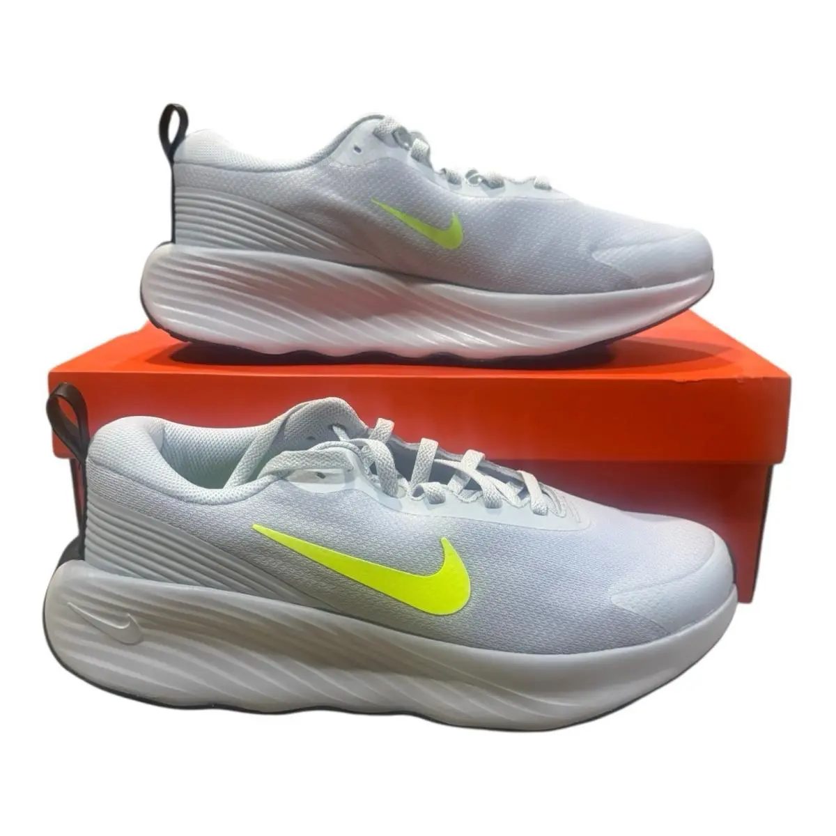 Promina Wide Men`s Shoe Sneakers HQ8477-004 Pure Platinum/volt-black Size 9 by Nike