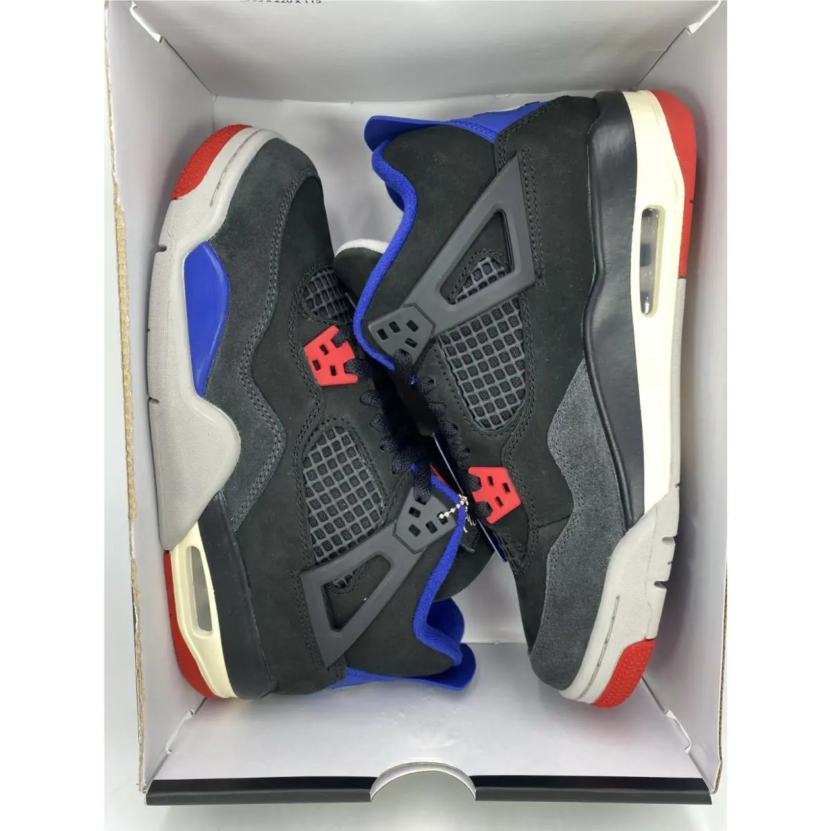 Nike shoes - Air Jordan 4 - Air - IB4171 003 - Black/Fire Red-Deep Royal Blue (UPC: 197861402651) 7