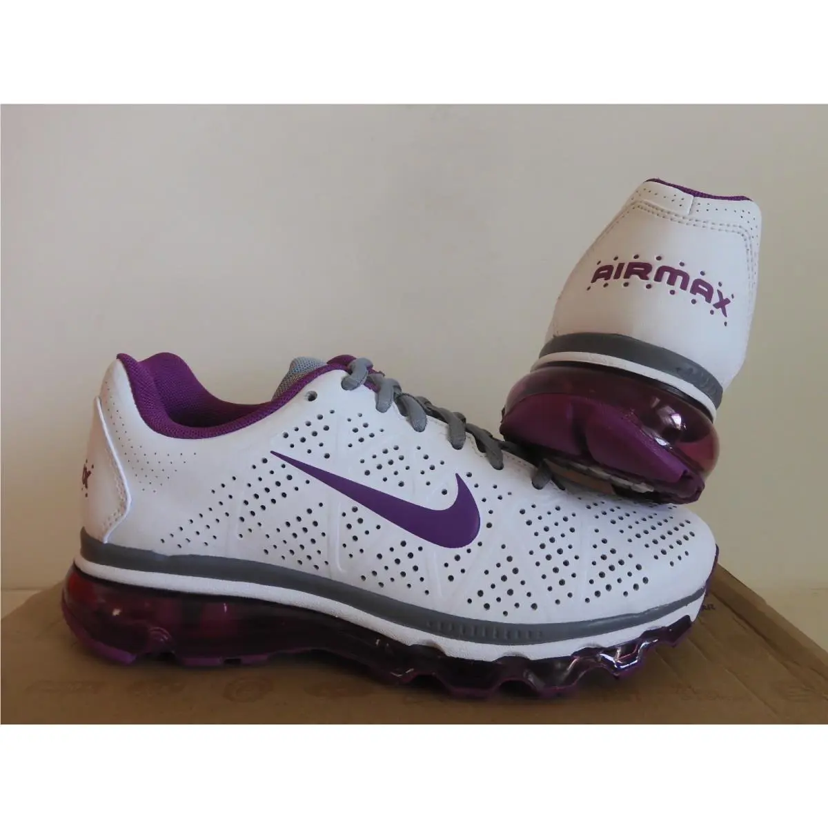 Nike shoes - Nike Air Max+ 2011 - Air - 456326-100 - White (UPC: 886059947905) 1