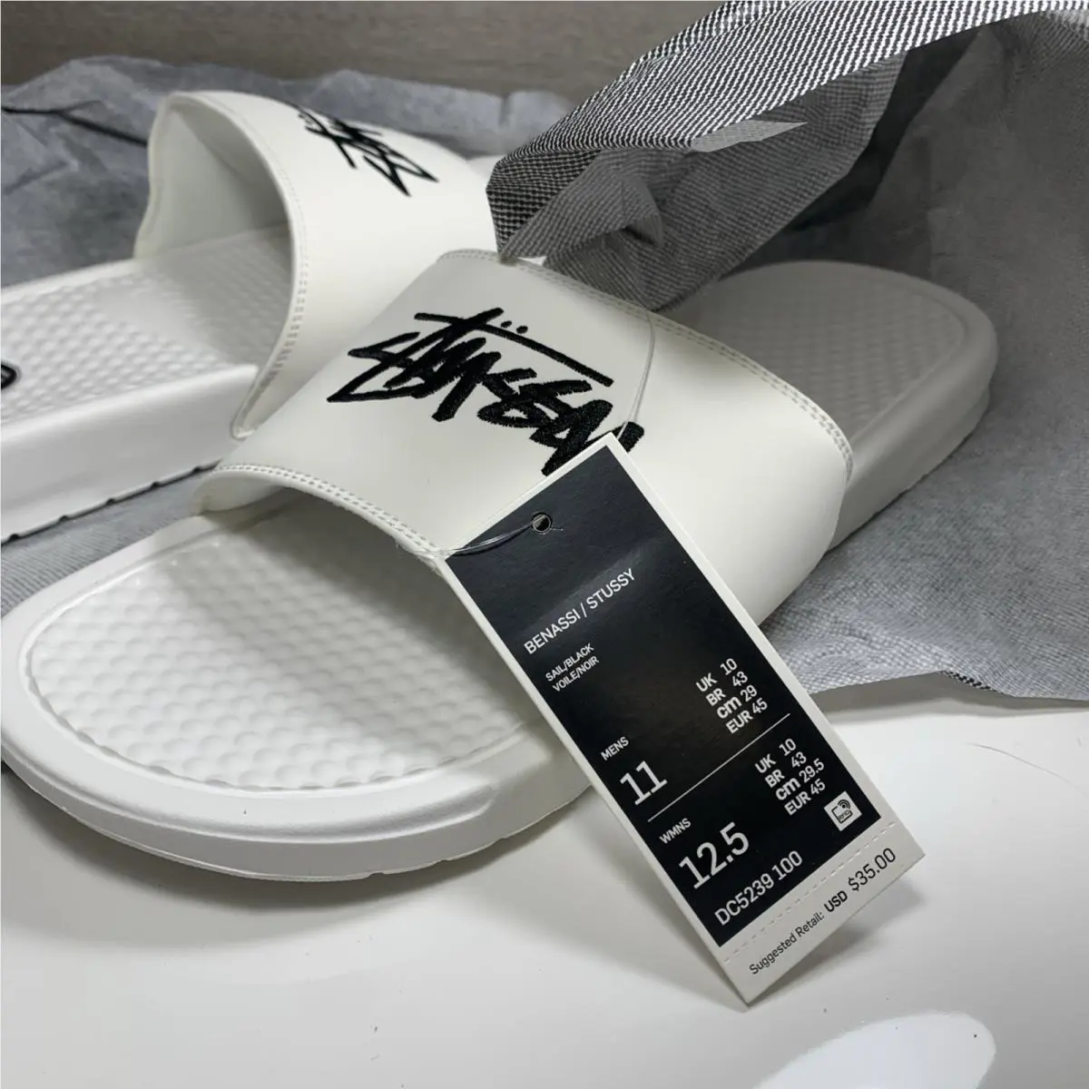 Nike shoes - Nike Benassi - Benassi - DC5239-100 - White 1
