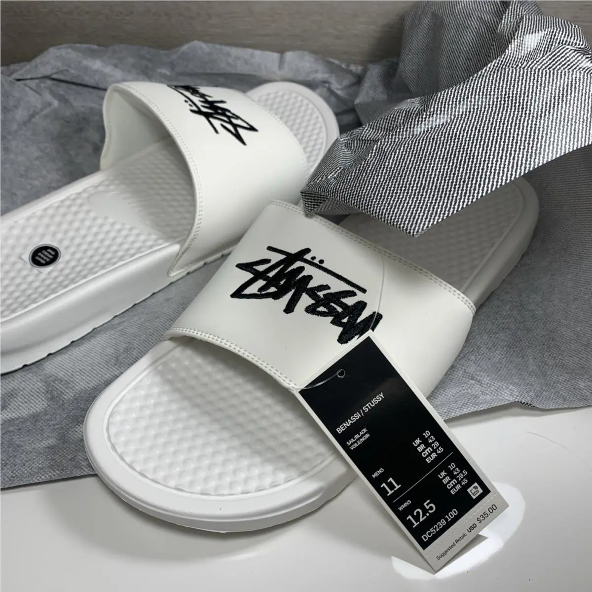 Nike shoes - Nike Benassi - Benassi - DC5239-100 - White 3