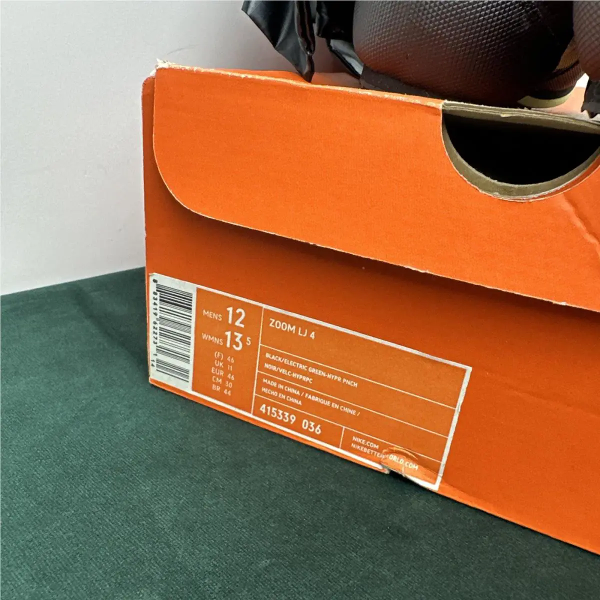 Nike shoes - Nike Zoom LJ - Zoom - 415339-036 - Black 3