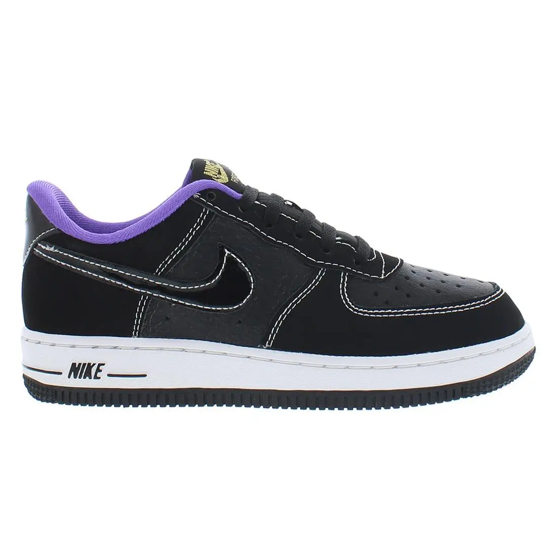 Nike Force 1 LV8 PS Boys Shoes Size 12.5 Color: Black/black/iron Grey/white