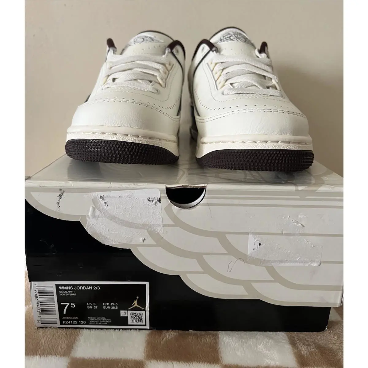 Nike shoes - Jordan 2/3 - FZ4122 120 - Sail/Earth 11