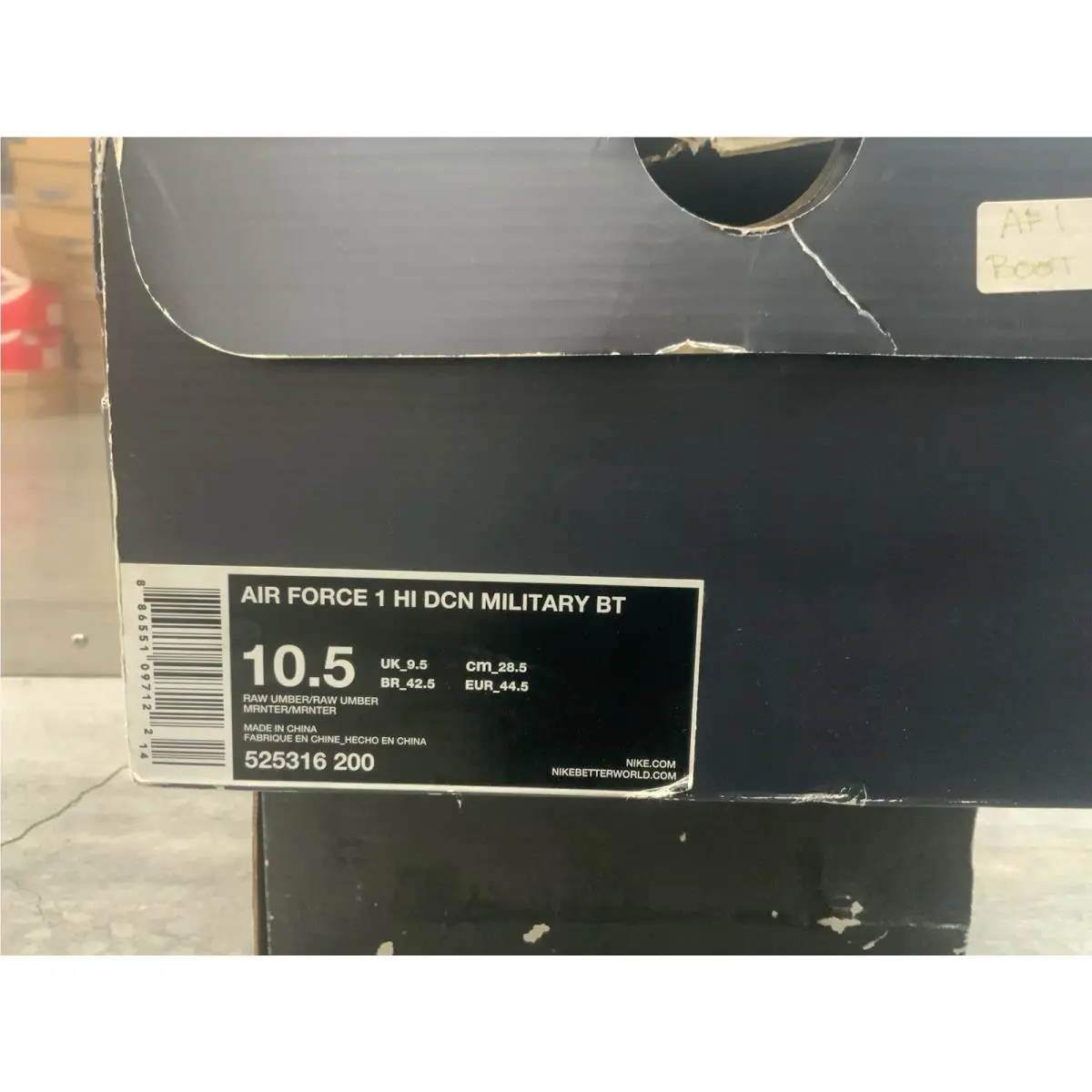 Nike shoes - Nike Air Force 1 - Air Force - 525316-011 - Black 11